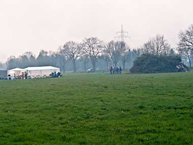 Osterfeuer der Schlepperfreunde Flachsmeer 2009